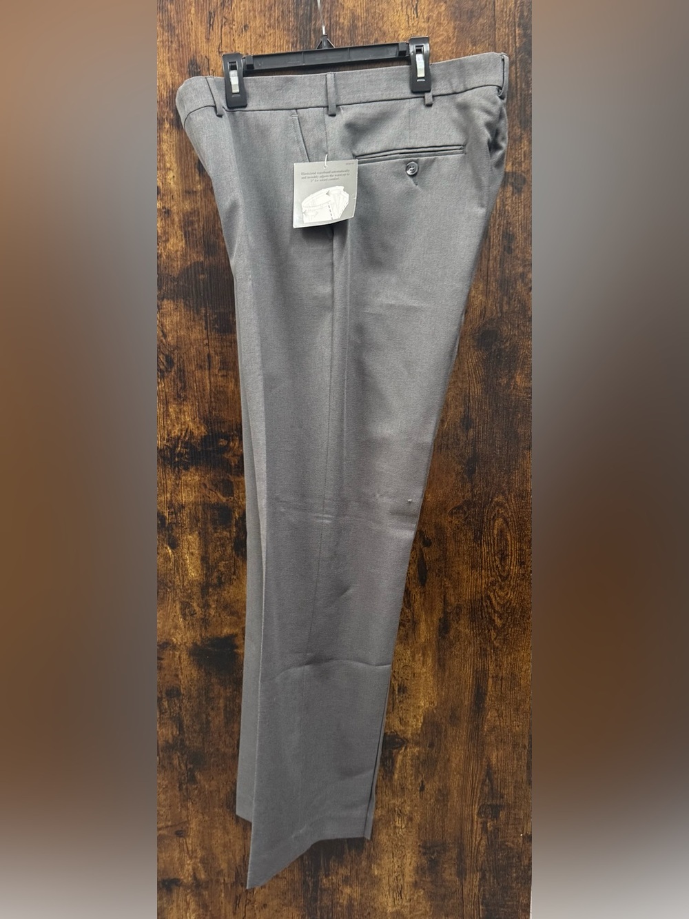 David Taylor Charcoal Gray Dress Slacks